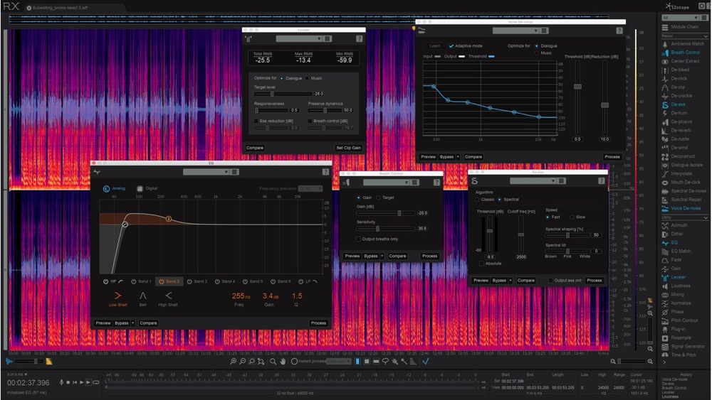 Workflow to make the audio for your movie sound the best with iZotope RX 6 and Ozone 8