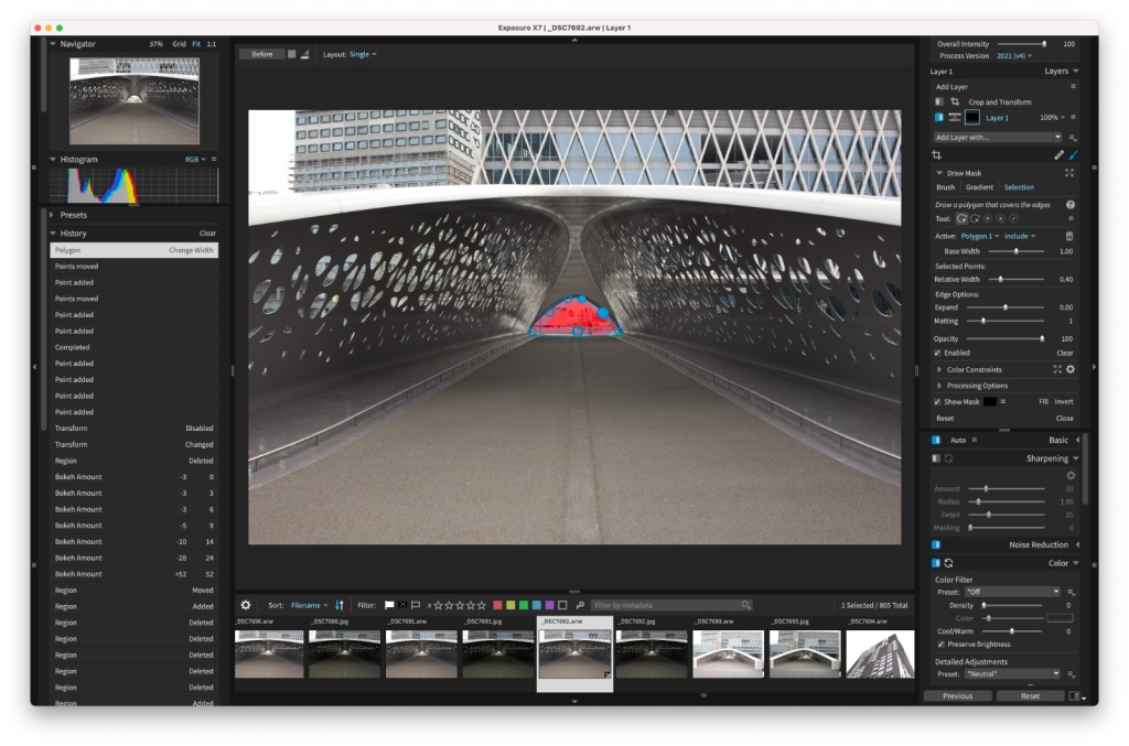 Exposure X7 adds very accurate masks, composition guides and more